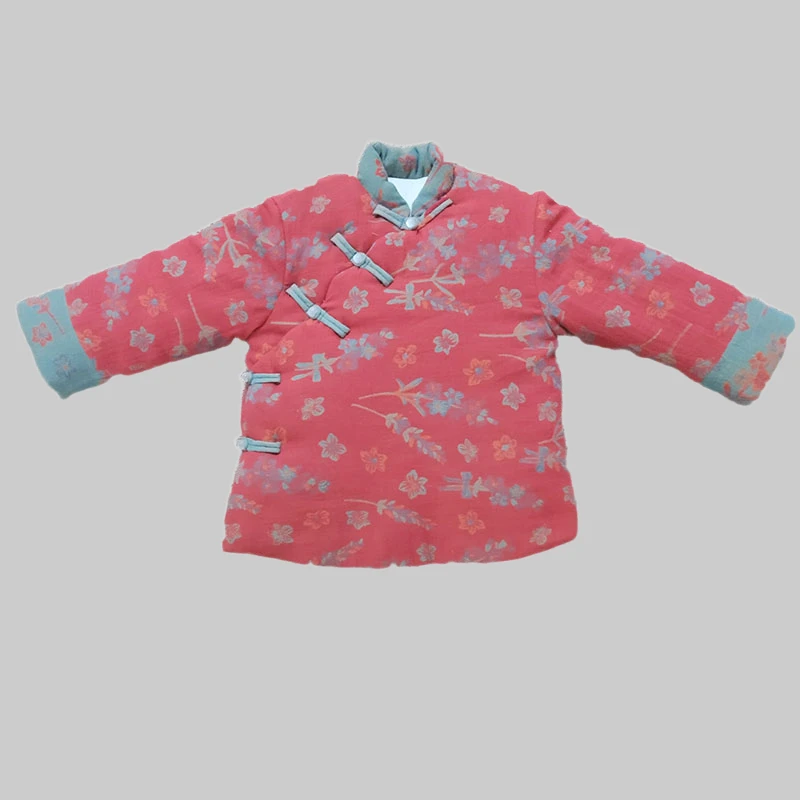 童装男童女童棉服加厚宝宝冬季衣服拜年服装儿童棉袄宝宝外套碎花