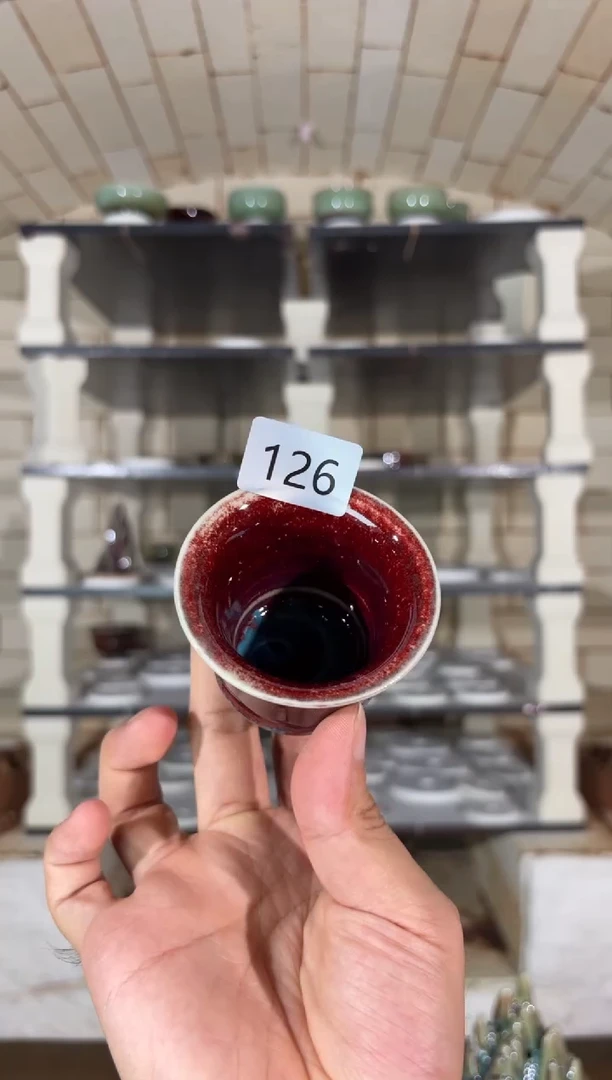 摆件精品窑变钧瓷茶器