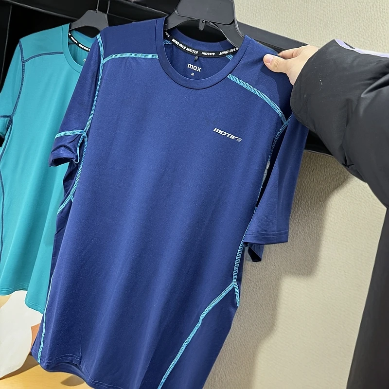 A175 速干三色中性男女同款休闲透气短袖运动体恤