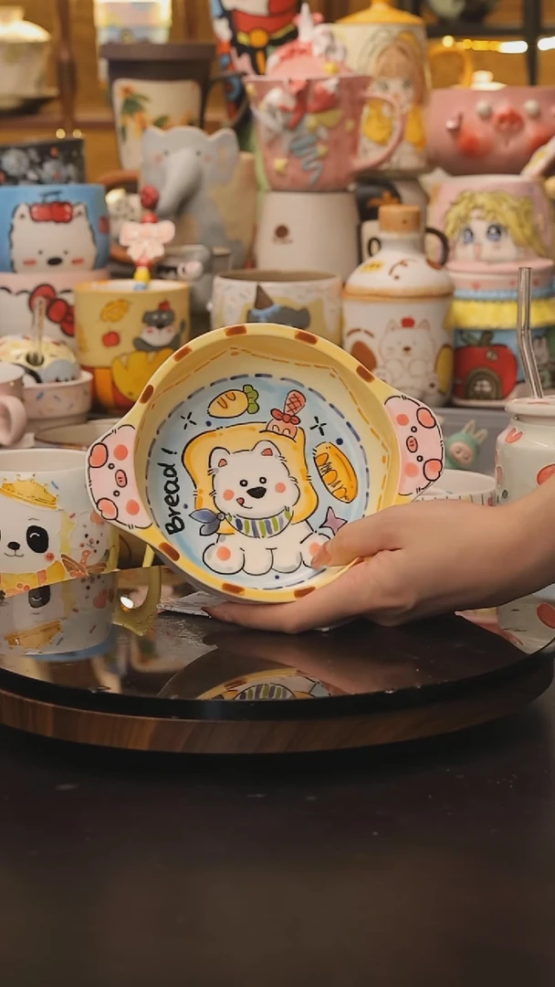 景德镇釉下彩绘设计师款式陶瓷