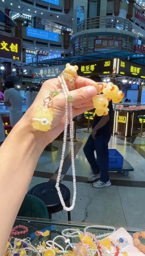 琥珀套链未镶嵌【 多样性发一 】