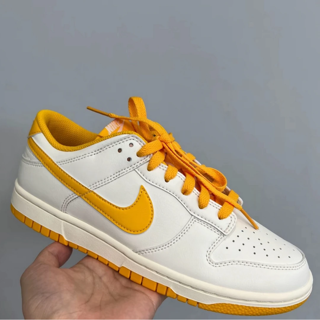 【滔搏联动】NIKE/耐克新款男子白黄流光风dunk板鞋HF5441-114