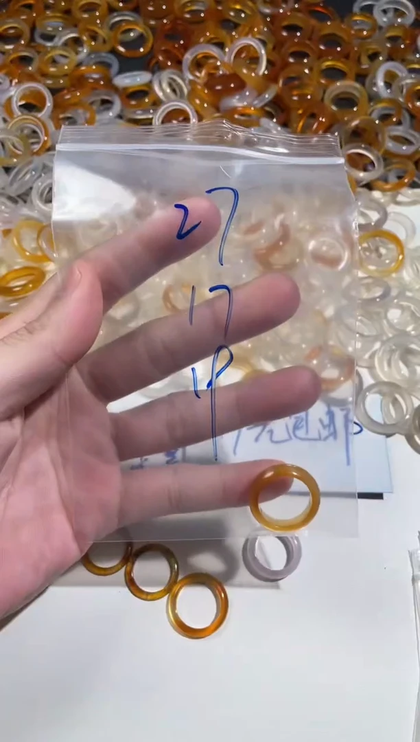 【闪购商品】玛瑙/玉髓戒指未镶嵌27