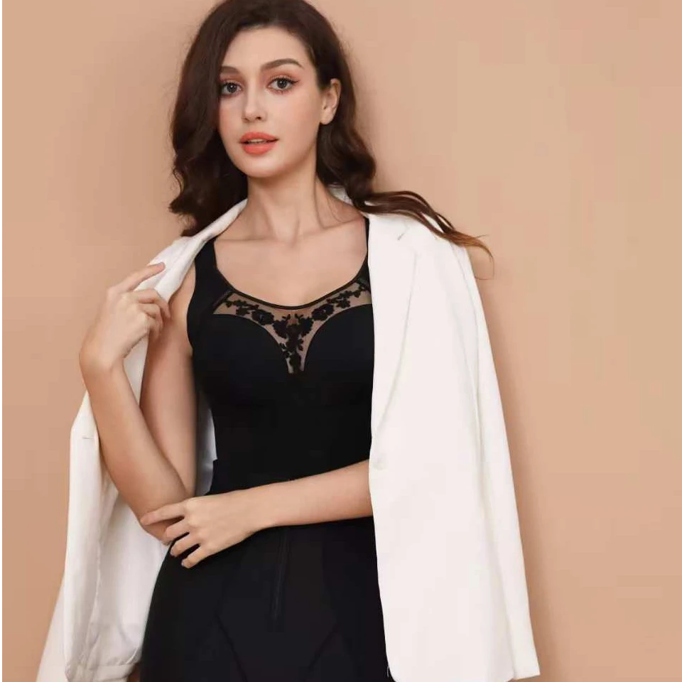 院线调整型上托收副乳美背塑型全罩杯背心式防下垂文胸