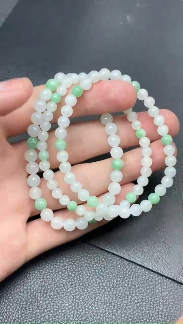未镶嵌手串翡翠YM799翡翠手串单圈多样性发一