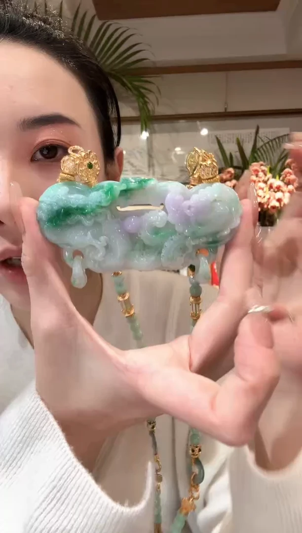 【闪购商品】翡翠颈饰未镶嵌国风