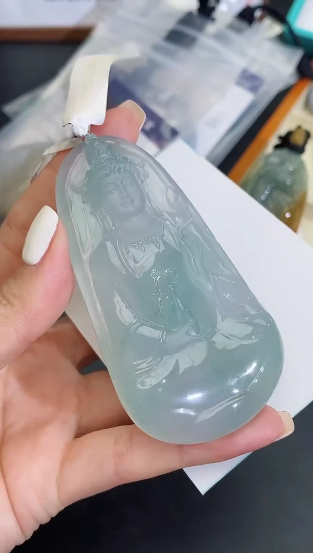 颈饰未镶嵌翡翠随**行缅甸天然翡翠