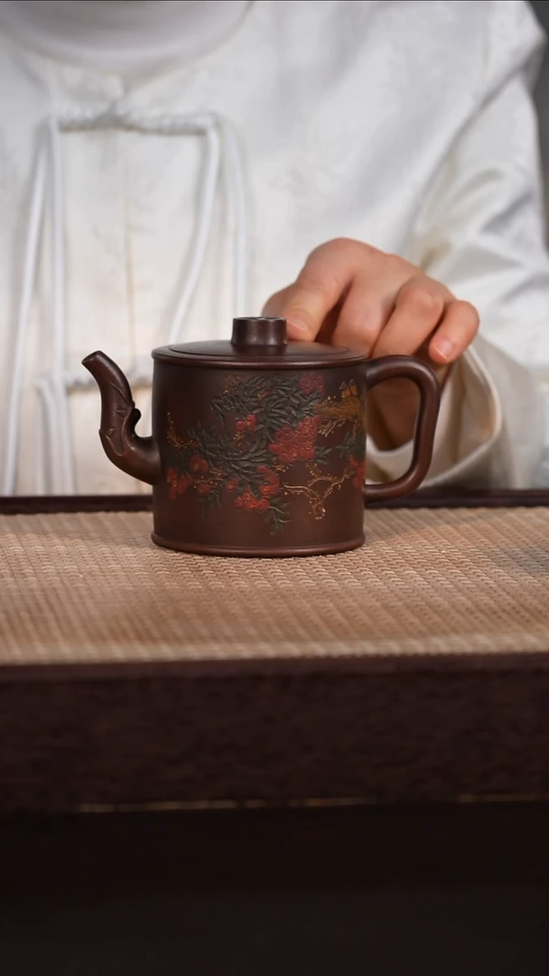 茶壶紫砂老紫泥  350cc