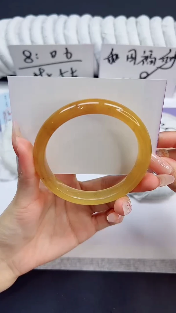 未镶嵌手镯石英质玉10/63HLY