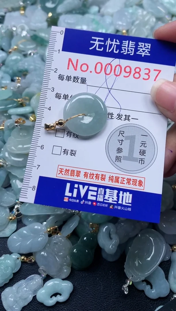 颈饰未镶嵌翡翠9837