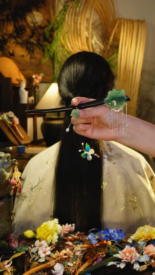 木原创设计定制组合荷叶套装