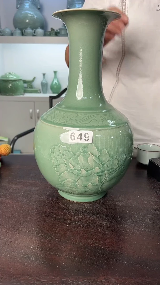 龙泉云间青瓷小米茶器
