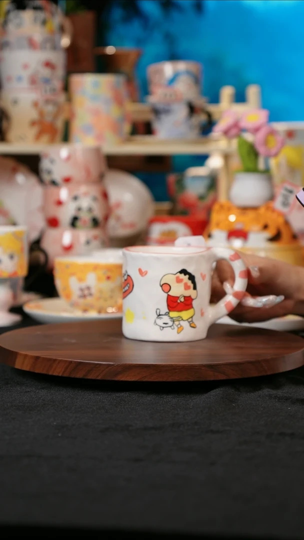 【闪购商品】景德镇手工手绘高温釉下彩陶瓷杯