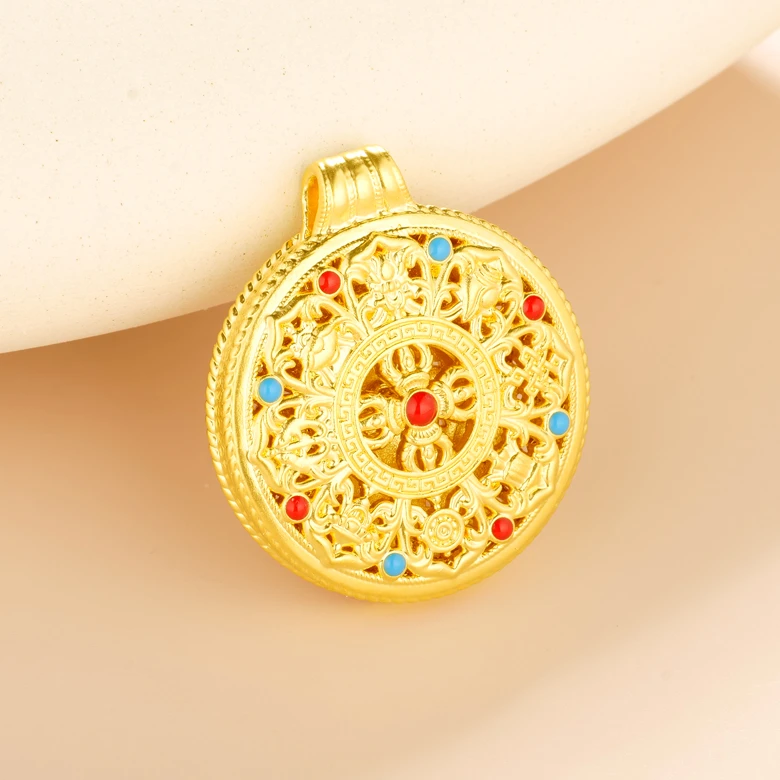 【小云专享】足金999饰品 八宝罗盘 3.84 GP