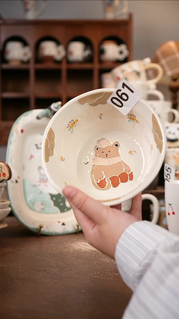 可爱川谷原创陶瓷8.6直播福利微瑕随机61