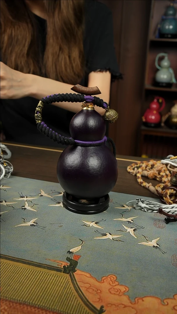 051号500ml左右非遗大漆酒葫芦
