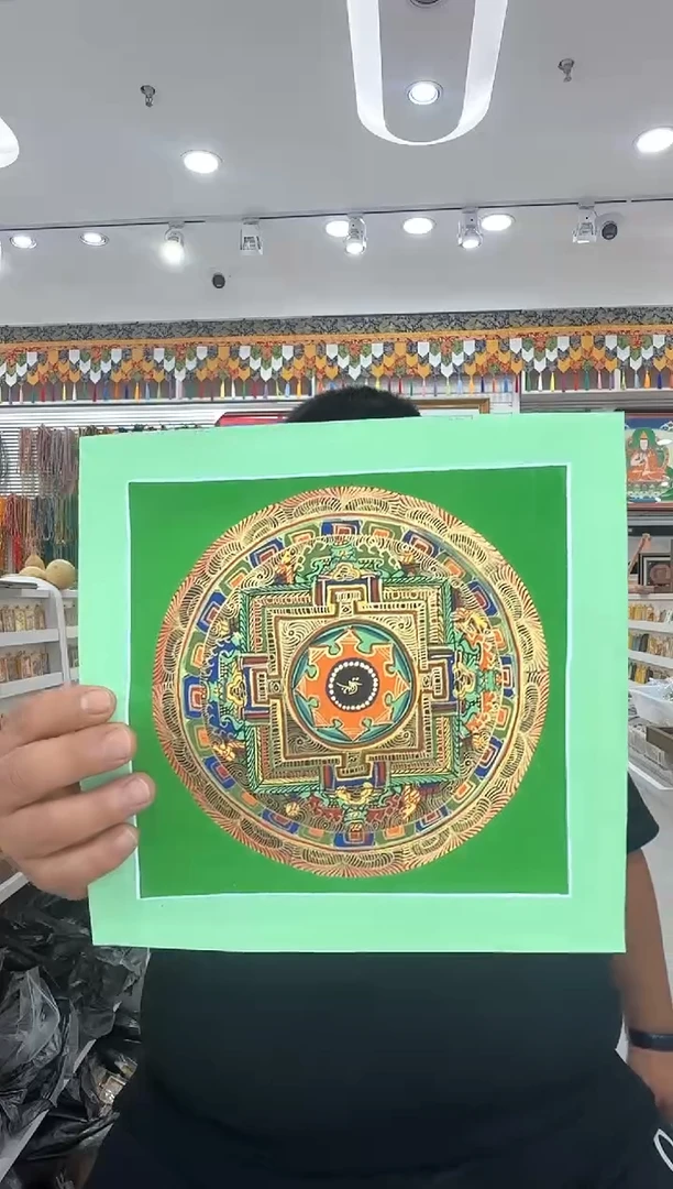 吊坠 纯手绘唐卡{非质量问题不退换}