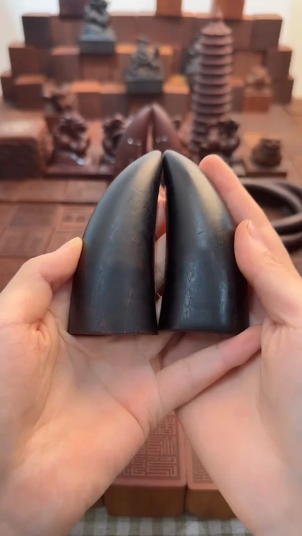 枣木尖头玉化大圣杯+说明书