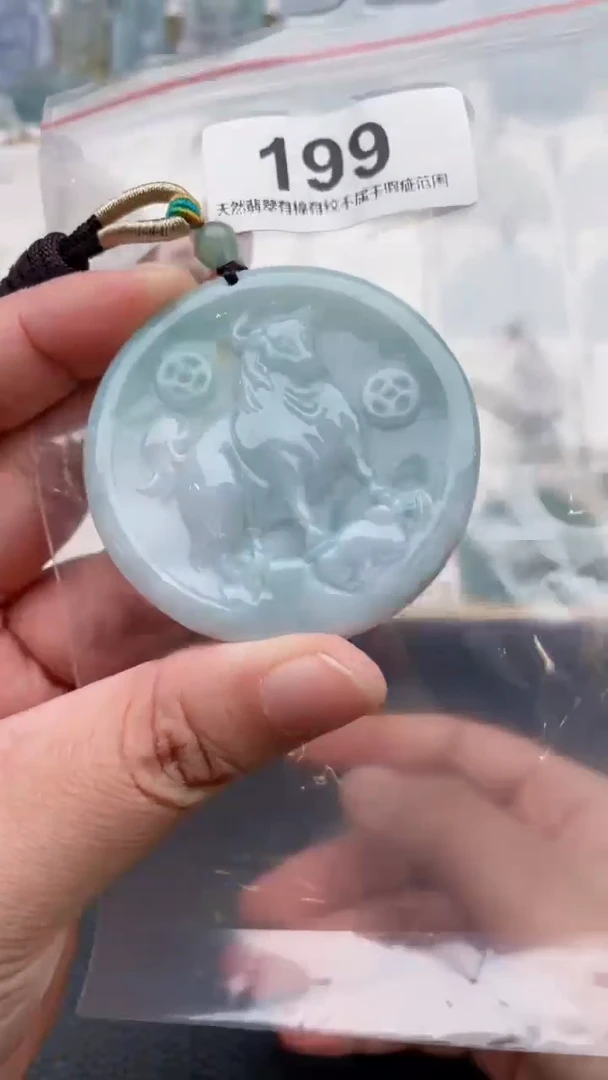 颈饰未镶嵌翡翠天然缅甸翡翠A货199
