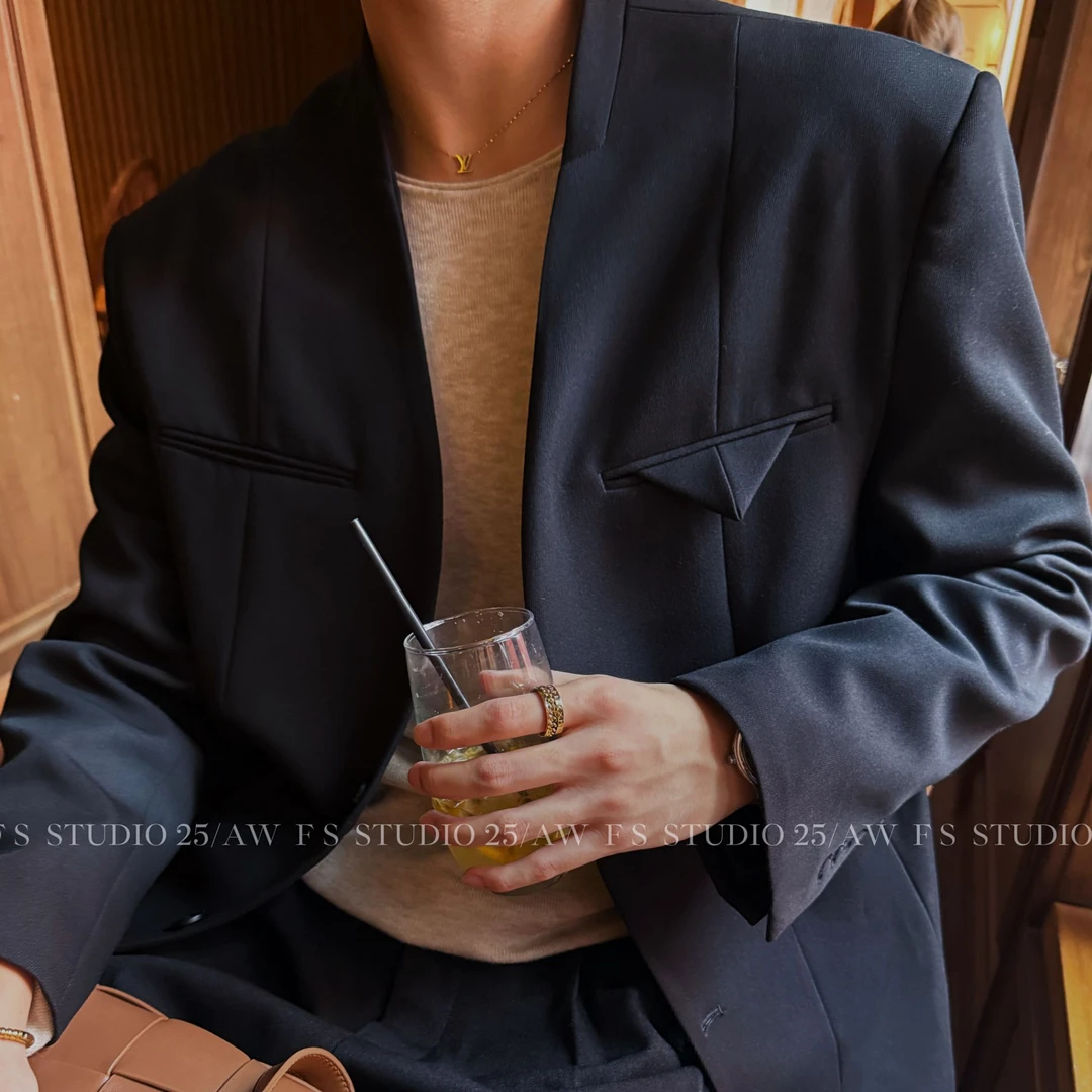 F.S 25A/W【慵懒新贵】慵懒老钱时髦通勤痞帅西装套装