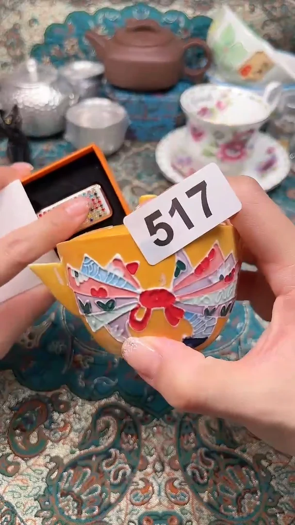 瓷片瓷片柴窑烧制半手工多人