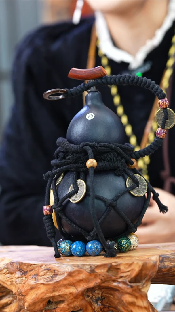 【闪购商品】377—光岳葫天然大漆酒葫芦不含漆珠