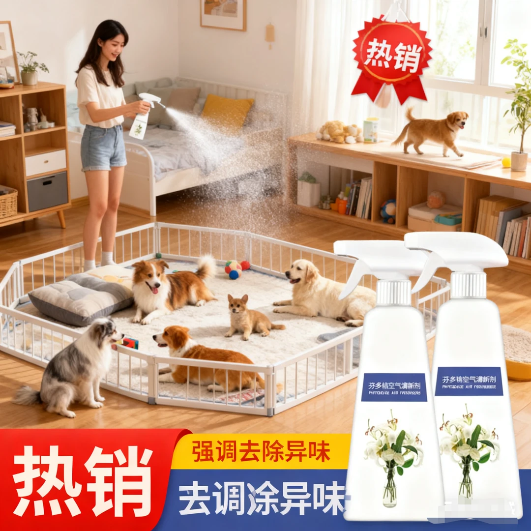 到手2瓶液体空气清新剂全屋通用除异味无香除臭空气清新剂办公室