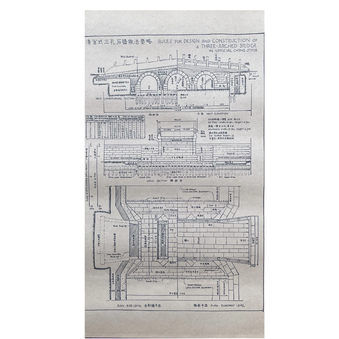 LOT.3343 《测绘图纸》39*25cm 纸本水墨镜片