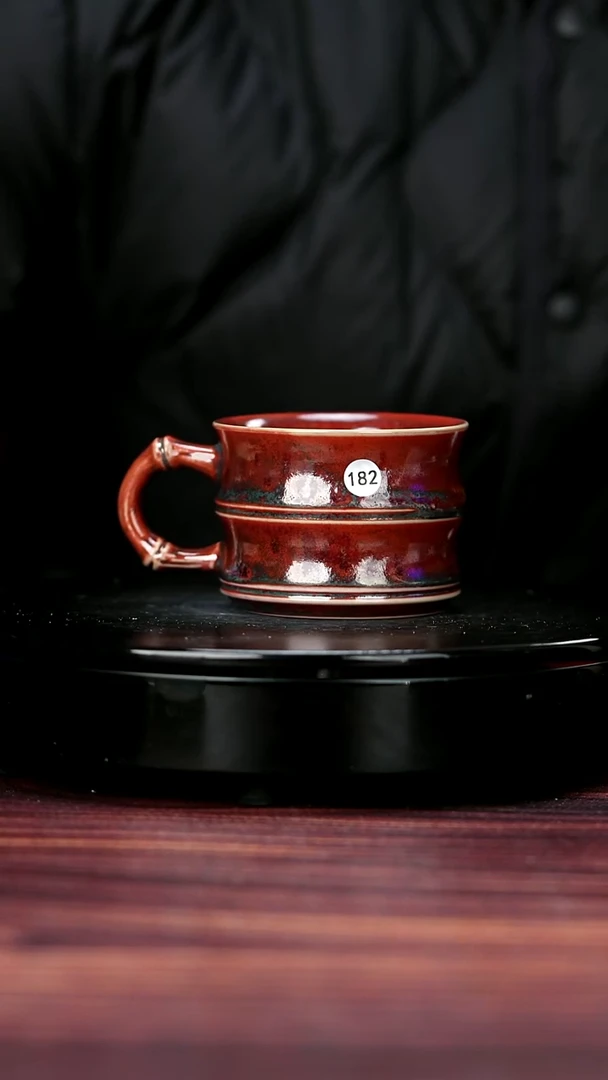 其他182#李盼龙一级品原矿钧瓷竹节马克