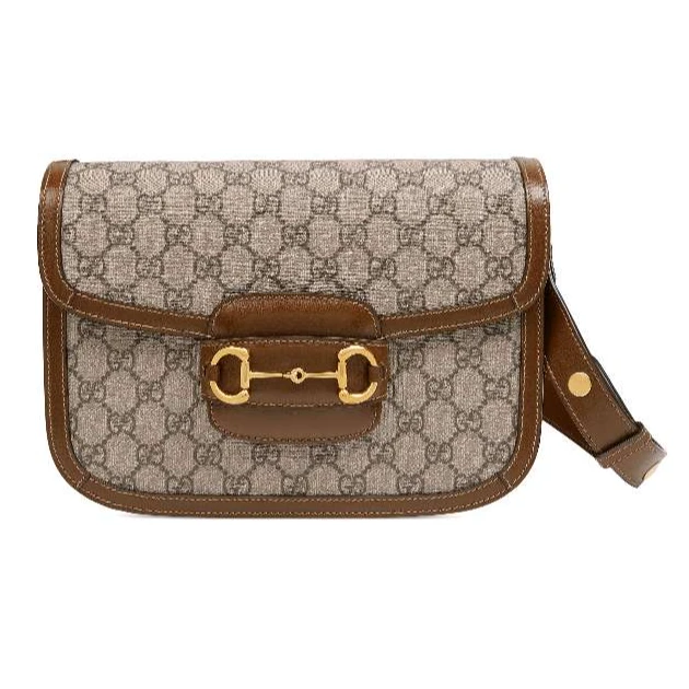 95新 GUCCI/古驰 古驰1955马鞍包中号 单肩女包 13422828