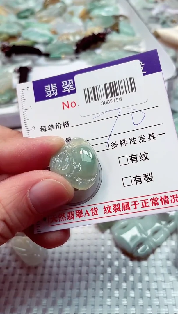 颈饰未镶嵌翡翠天然翡翠吊坠/8009798