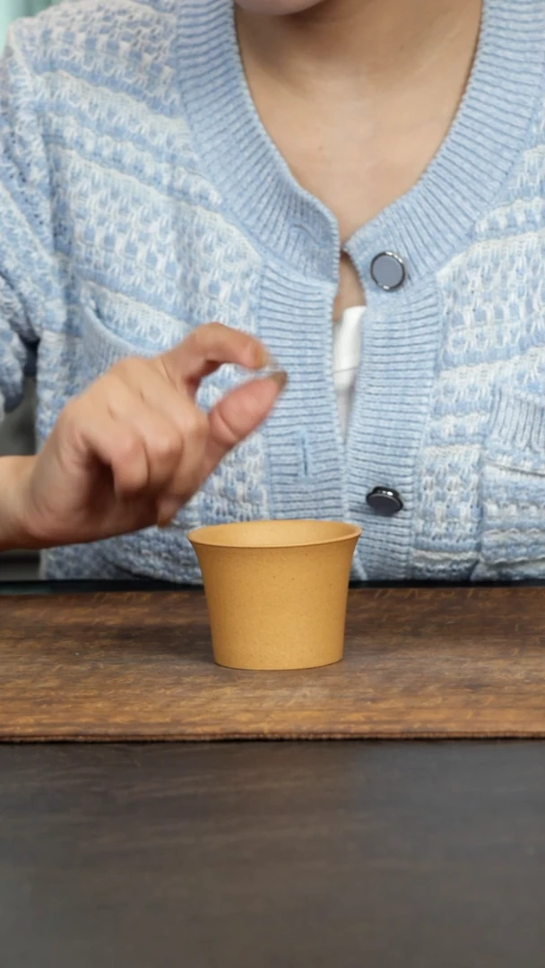 茶壶紫砂马蹄杯黄段70cc