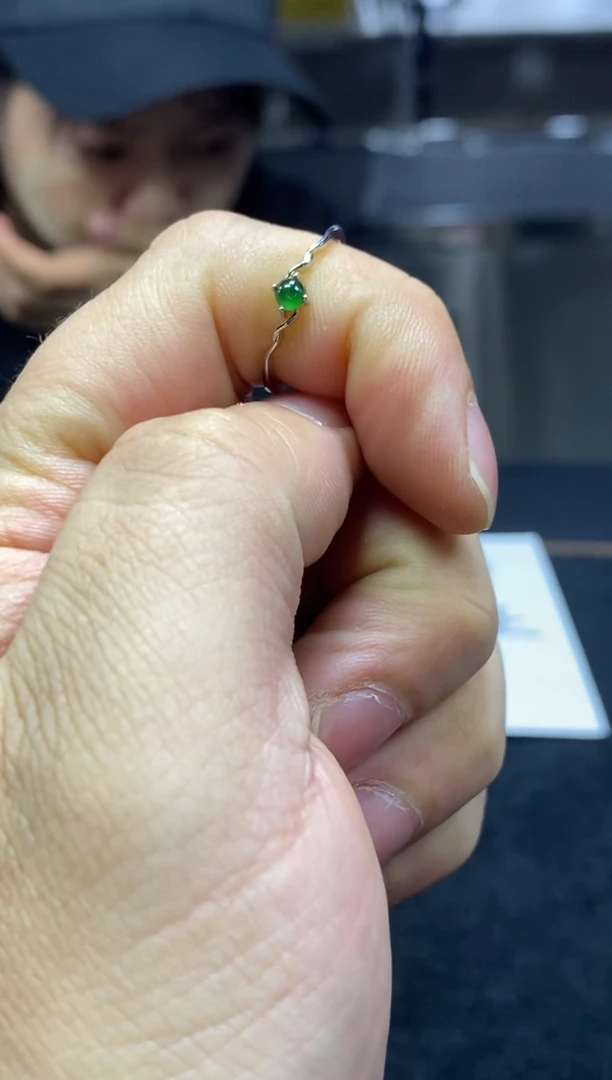 【闪购商品】翡翠戒指未镶嵌天然翡翠A货25