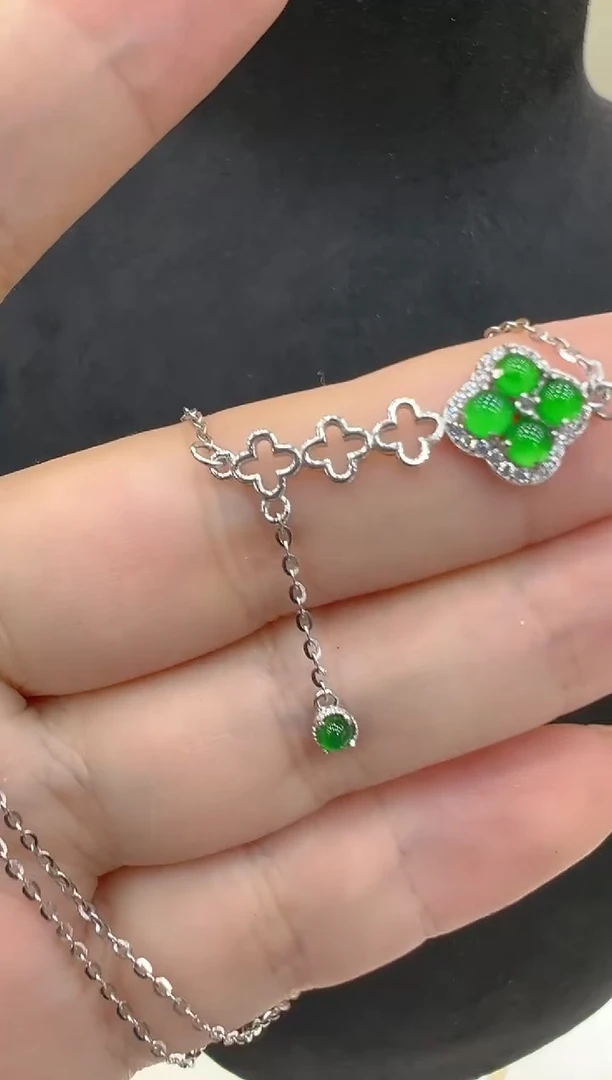 翡翠银S925镶嵌颈饰多样性团购发一件