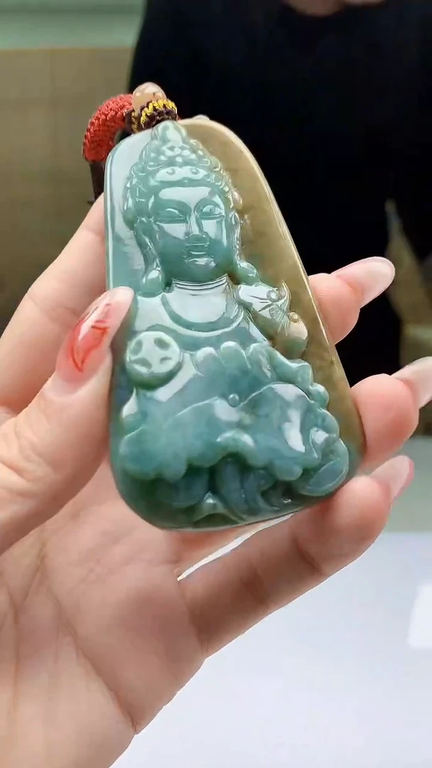 【闪购商品】定制翡翠未镶嵌4902ty-毛货挂件78