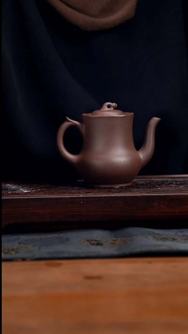 【闪购商品】紫砂茶壶225cc黄龙山原矿紫泥孔雀壶28