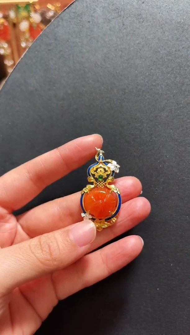 【闪购商品】玛瑙/玉髓吊坠银S925镶嵌支持48小时鉴赏