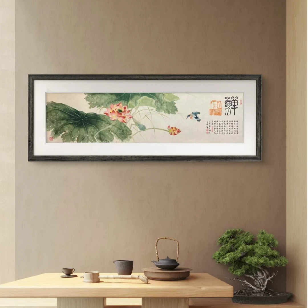 颜明轩纯手绘作品—（荷花禅）w