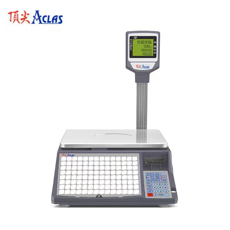 顶J尖条码秤超市生鲜称ls6重计重秤打码秤水果蔬菜散称电子秤台秤
