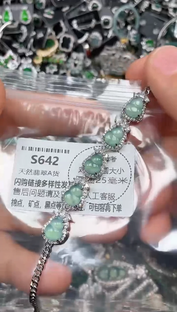 颈饰未镶嵌翡翠S642手链
