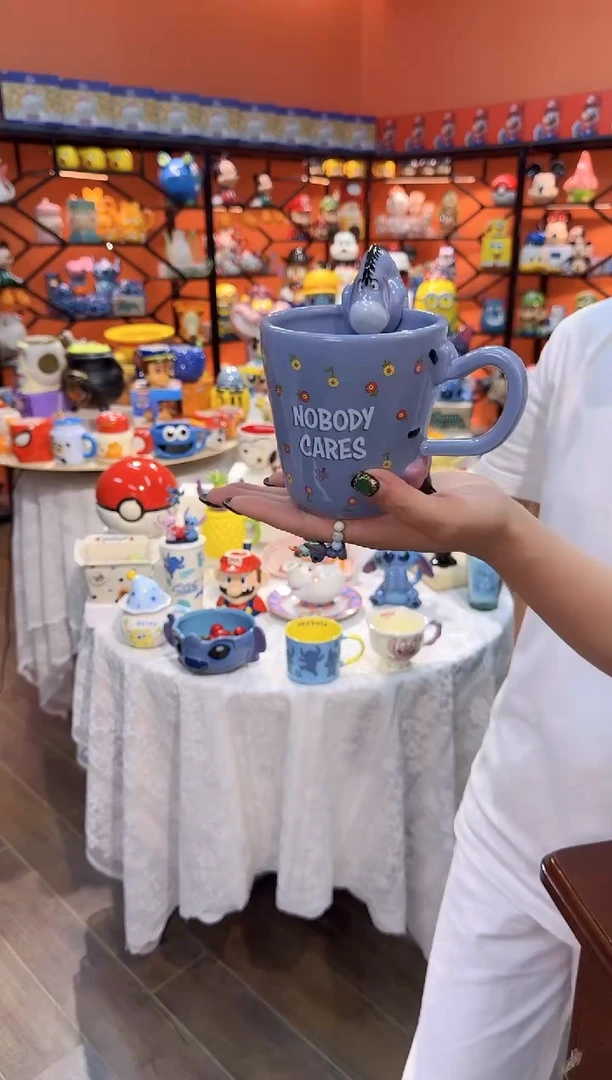 瓷片@@伊尔驴陶瓷水杯