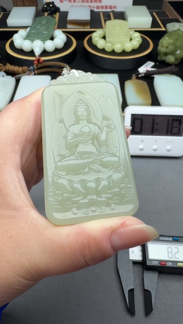 颈饰未镶嵌和田玉4