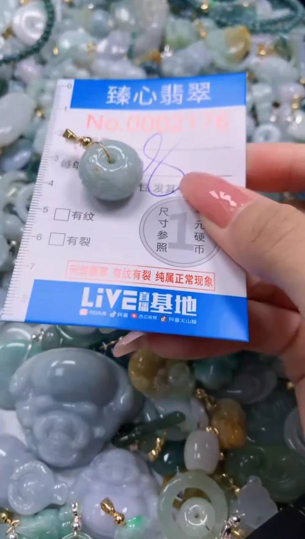 翡翠未镶嵌颈饰2176