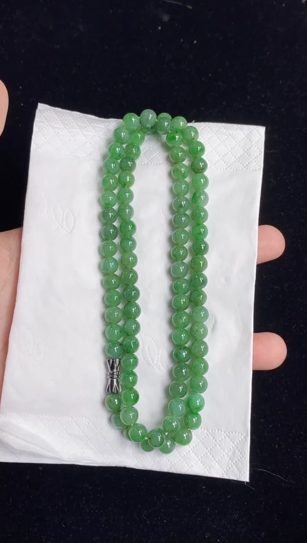 未镶嵌手串翡翠119号链接天然缅甸翡翠A货一物一证