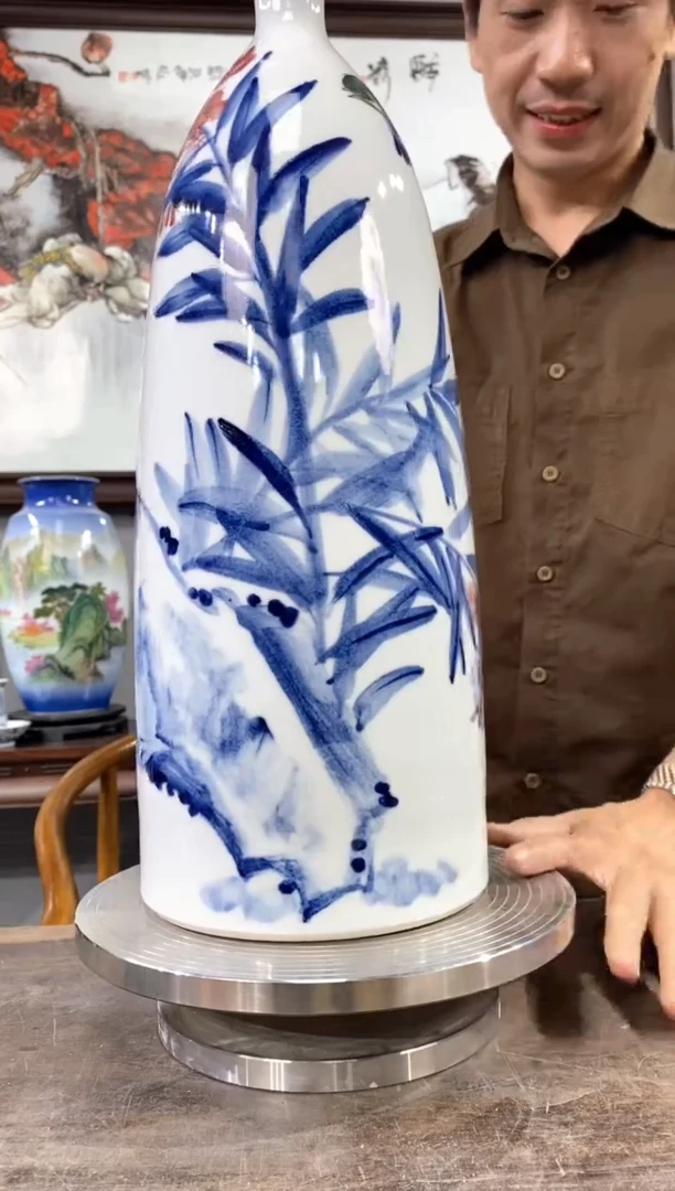 吴义松陶瓷联盟手绘陶瓷编号：3344