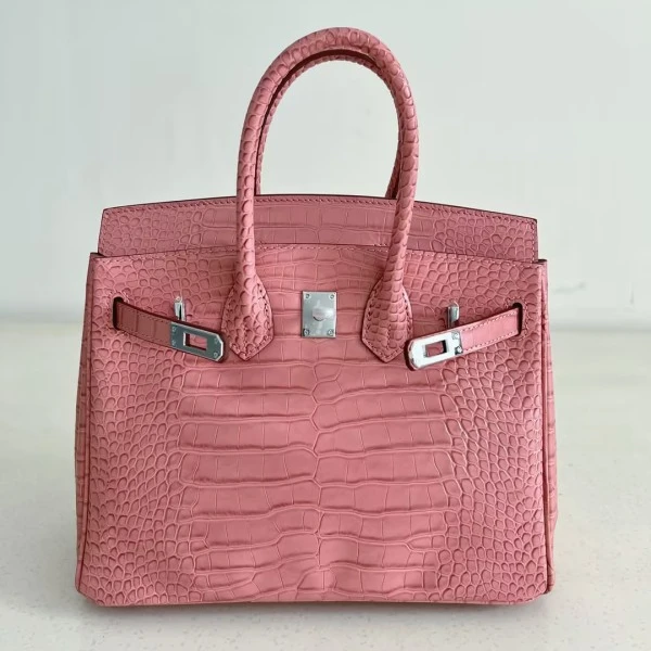 【风生二姐】高定高品质鳄鱼纹铂金包 尺寸25*10.5*19cm