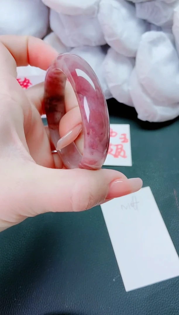 【闪购商品】石英质玉手镯未镶嵌N104-53-52