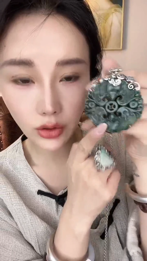 翡翠未镶嵌颈饰慧**风翡翠B545