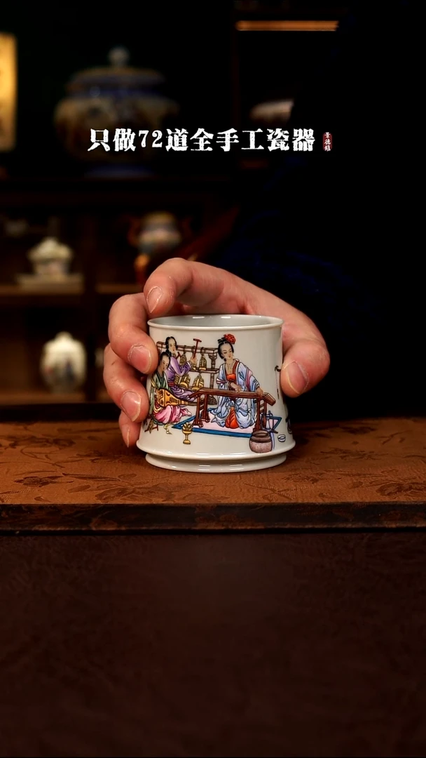 摆件陶彪*景德镇手工手绘陶瓷