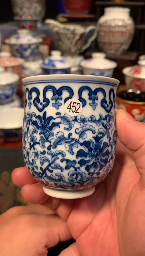 心**念452青花杯子